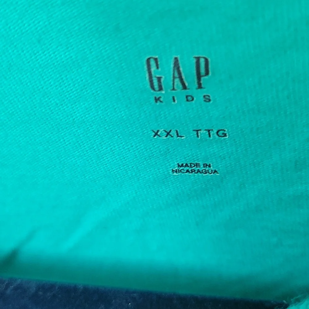 Gap green graphic long sleeve XXL/14